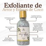 Exfoliante de arroz y esferas de coco