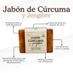 Jabón de cúrcuma y Jengibre