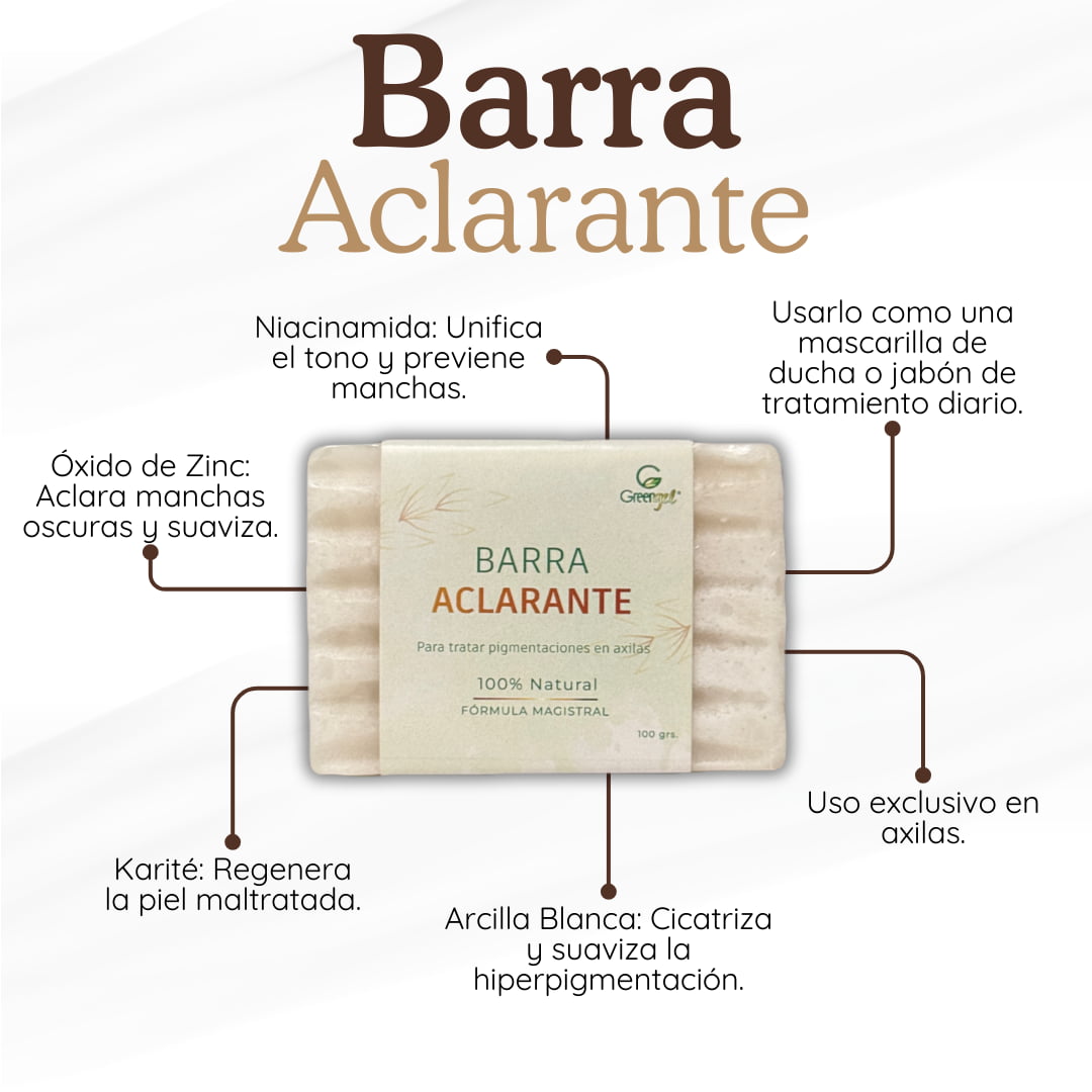 Barra Aclarante para axilas
