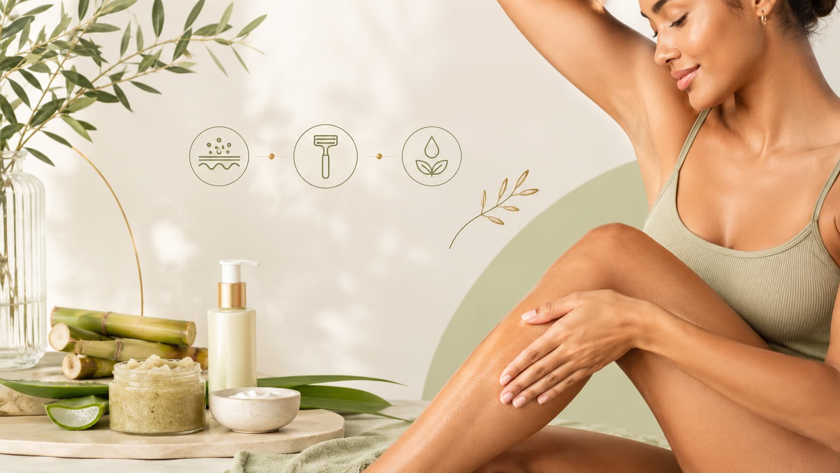 vellitos enquistados, foliculitis, depilación orgánica en frío, prevenir vellos encarnados, cuidado de la piel antes de depilar