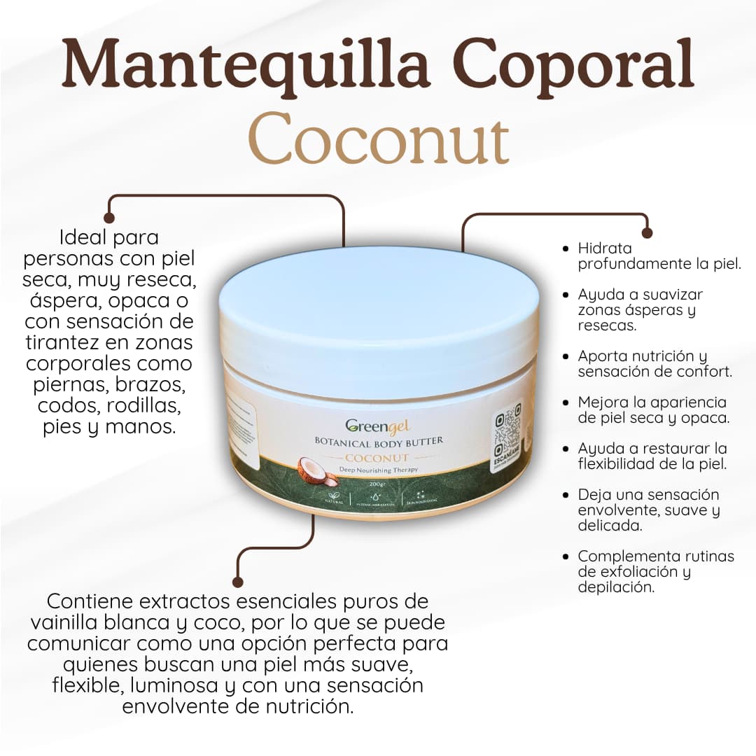 Mantequilla Coporal Coconut